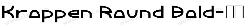 Kroppen Round Bold字体转换